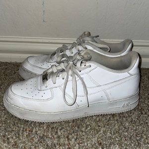 White Nike Air Forces